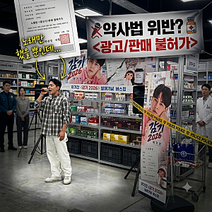 이기찬, 약국에서 노래했을 뿐인데…약사법 논란 터진 이유