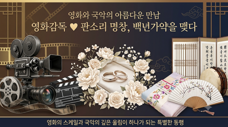 김한민 이소영 결혼, ‘명량’ 감독♥판소리 명창 11월 15일 백년가약