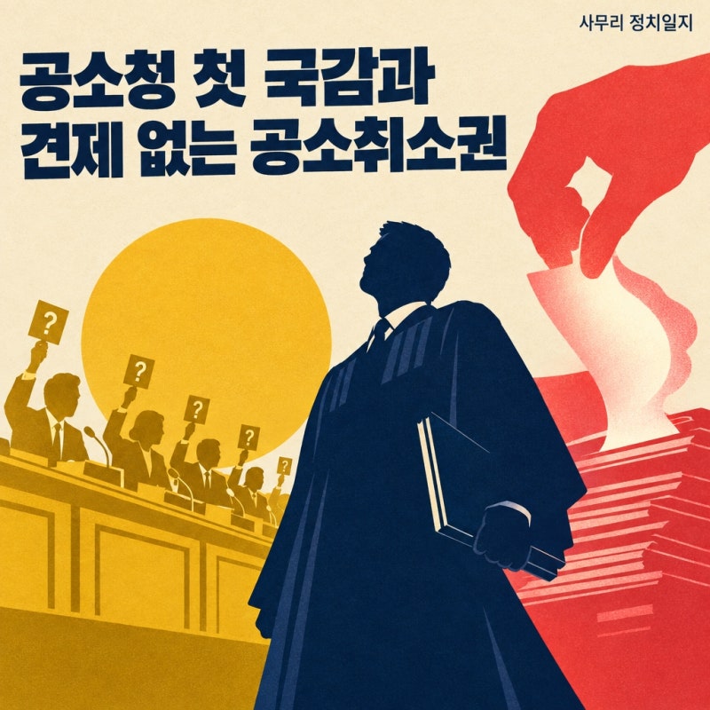 2026.10.19.(월) 공소청 첫 국감과 견제 없는 공소취소권