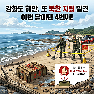 강화도 해안에서 북한 지뢰 또 발견…이번 달에만 벌써 4번째