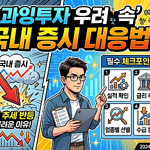 AI 과잉투자 우려 속 국내 증시 대응법! 빠른 추세 반등 어려운 이유와 필수 체크포인트