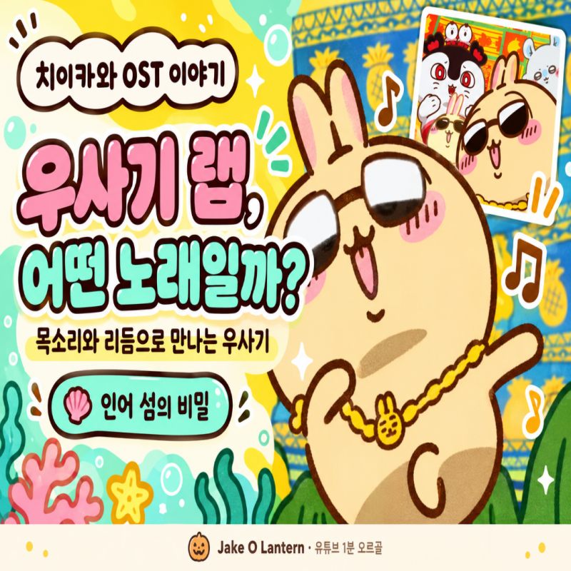 치이카와 우사기 랩, 가사 뜻이 있을까? 솔로·단체 차이