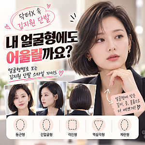 닥터X 김지원 단발, 내 얼굴형에도 어울릴까요?