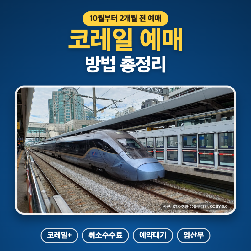 코레일 예매 방법 총정리 | 코레일플러스·2개월 전 예매·취소 수수료·예약대기·임산부