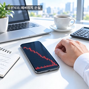 삼전닉스 레버리지 손실 35억→2억, 계산해보니 본전까지 +1650%