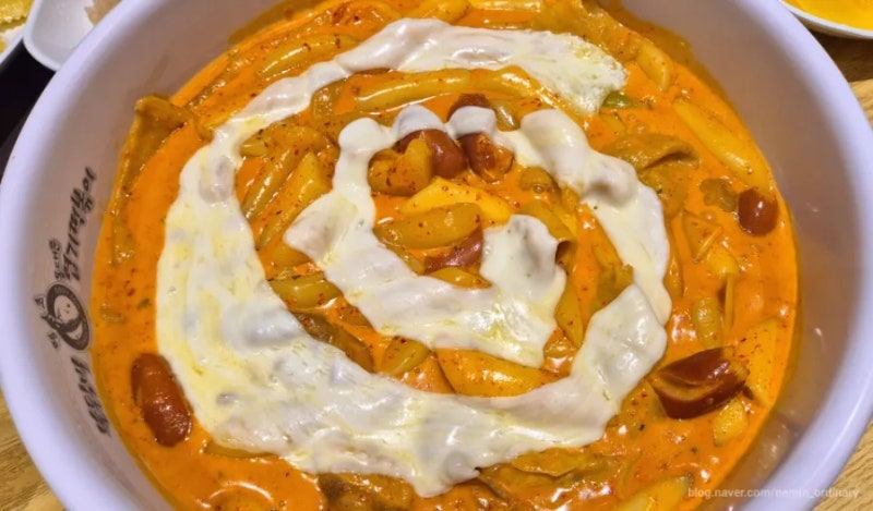 [고척] '동대문 엽기떡볶이' 맵찔이 가족의 엽떡 도전기! 로제떡볶이 착한맛 & 꿀조합 토핑 내....