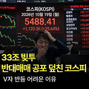 33조 빚투. 반대매매 공포 덮친 코스피, V자 반등 어려운 이유