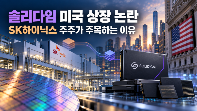 SK하이닉스 자회사 솔리다임, 미국 상장이 왜 문제일까? 주주들이 걱정하는 이유