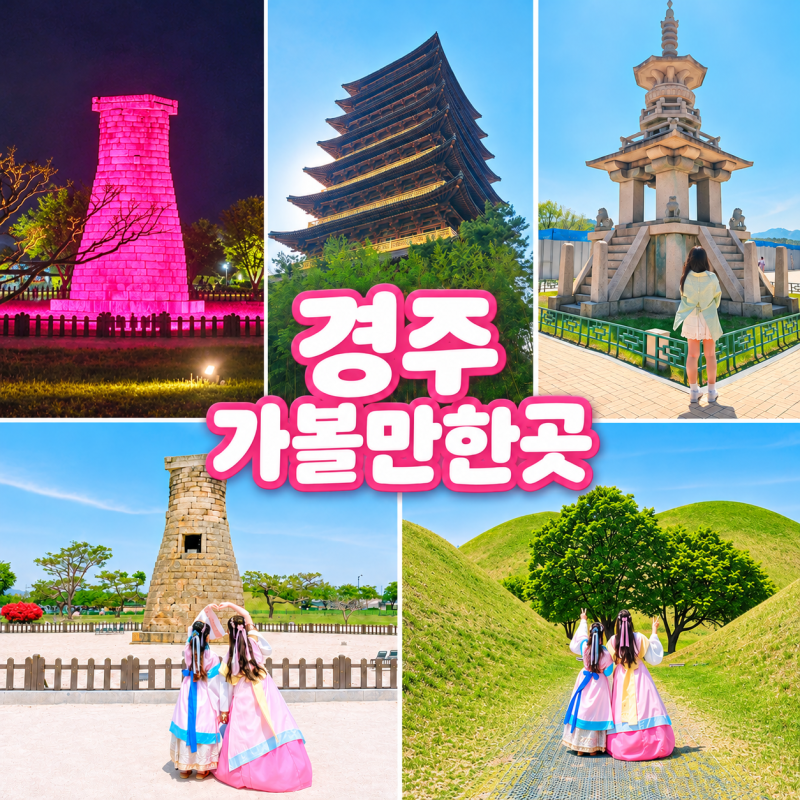 경주 가볼만한곳 대릉원, 첨성대, 황리단길에 경주박물관까지! 관광지, 볼꺼리 정리