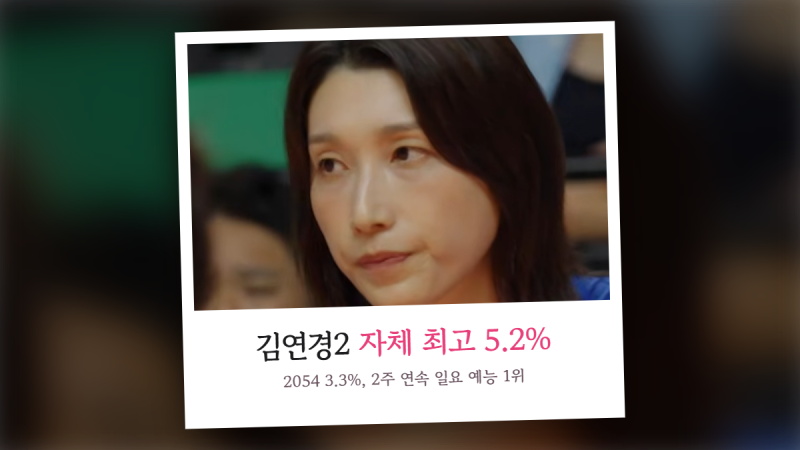 신인감독 김연경2 2회 결과, 10점 차 뒤집으려 꺼낸 황연주 카드에 시청률 5.2%