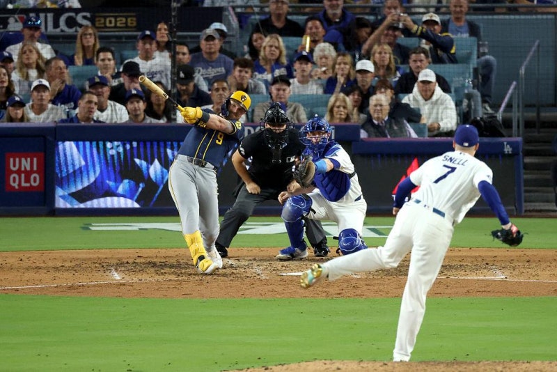 2026 메이저리그 NLCS 3차전 밀워키 브루어스 VS LA 다저스 기록지