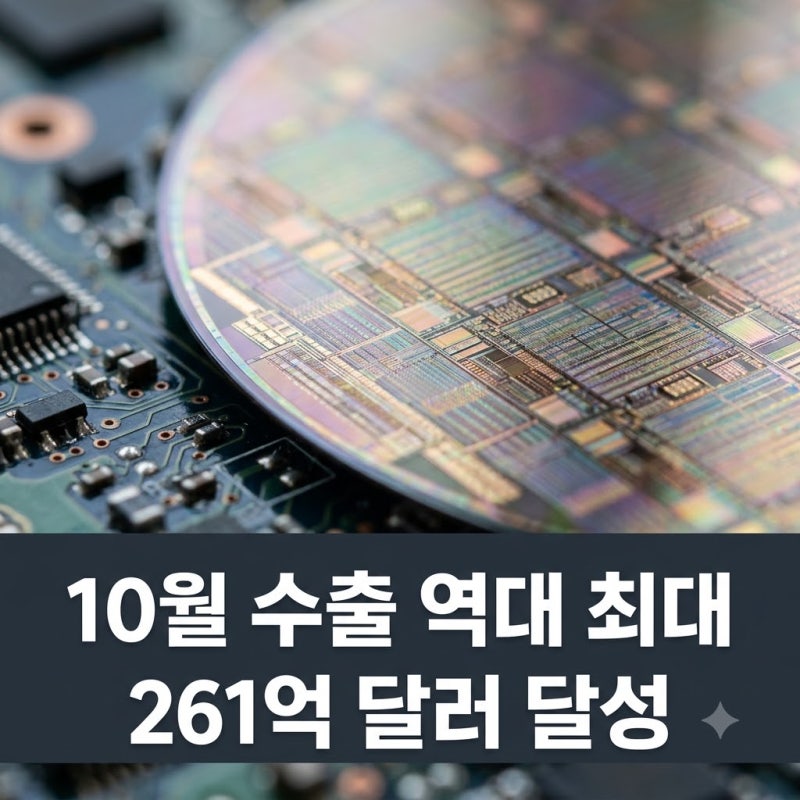 10월 초순 수출 261억 달러 역대 최대 실적 원인과 반도체 전망