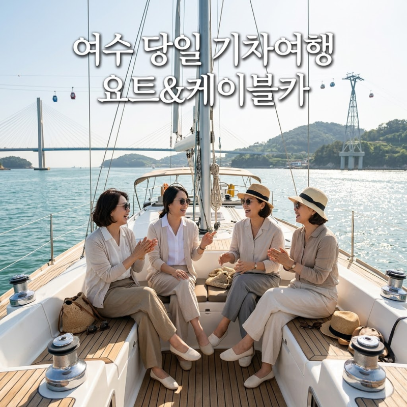 여수 당일 기차여행 해상케이블카부터 요트체험 오동도까지 알찬 코스 후기