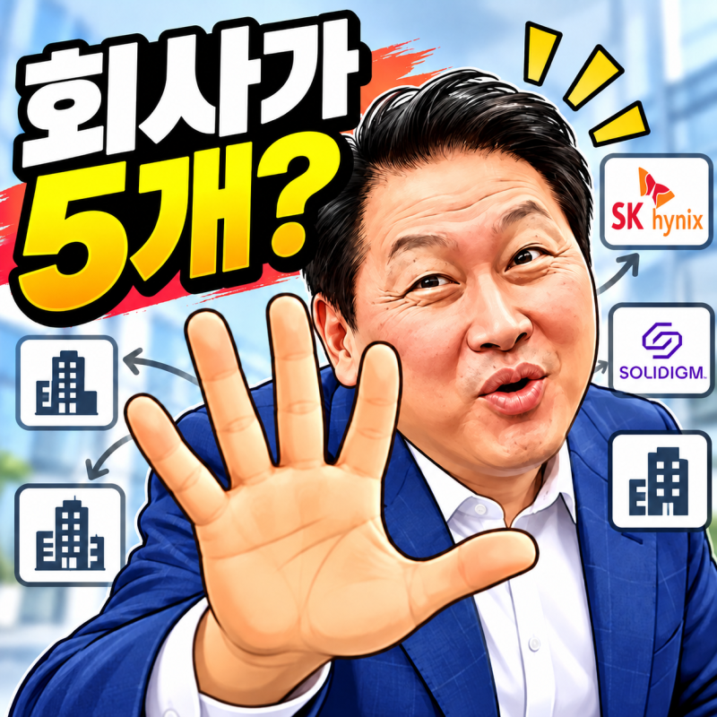 회사가 5개? SK, 솔리다임의 상장 비밀