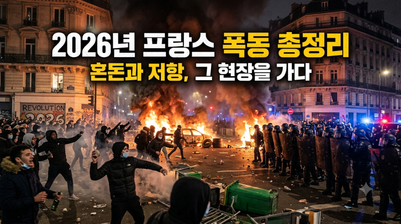 2026년 프랑스 폭동 총정리, 파리에서 무슨 일이 벌어졌나