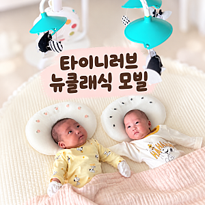 아기 모빌 언제부터 볼까 아기 모빌 시기 타이니 뉴클래식 모빌 거치대 후기