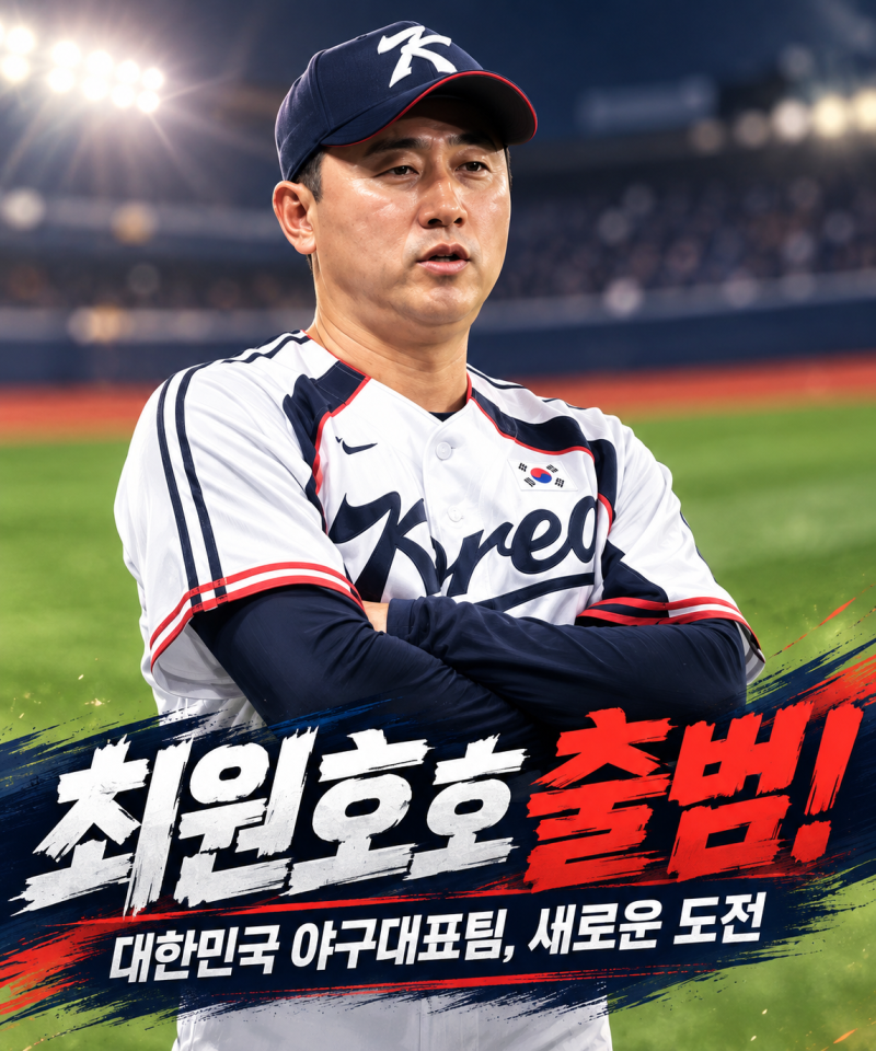 류지현 떠난 국가대표팀, 최원호가 이어받는다…APBC 지휘봉 잡았다