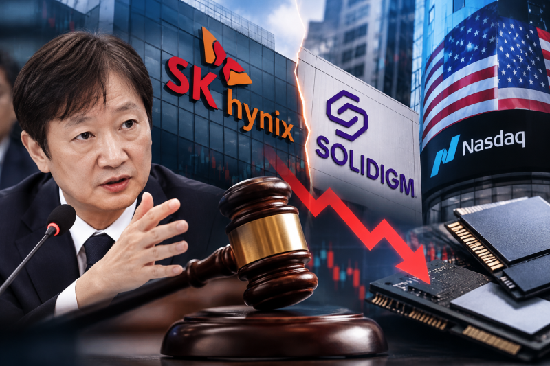 SK하이닉스 주주들 긴장…솔리다임 상장에 금감원장이 꺼낸 한마디