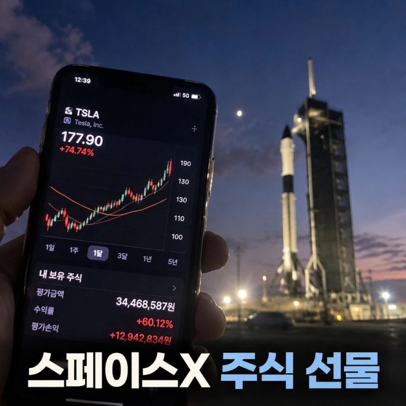 머스크 주식 선물 스페이스X 1주씩 기부 선언