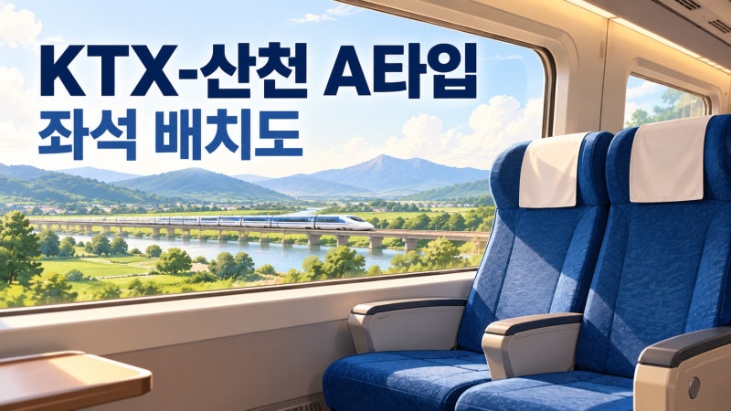 KTX-산천 A타입 좌석 배치도｜1~8호차 구성과 자리 선택 시 확인할 점