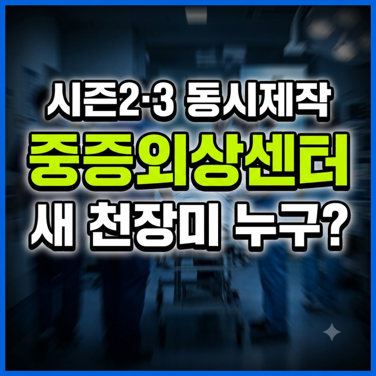 '친일파 논란' 결국 하차... '<b>중증외상센터</b>' 시즌2·3 동시 제작에 새....