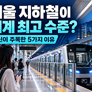 CNN도 놀란 서울 지하철! 세계 최고 수준으로 꼽힌 이유 5가지