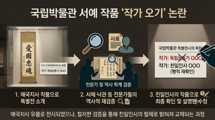 <b>유홍준</b> 친일파 글씨 사과, 애국지사 작품인 줄 알았는데 박중양 글....