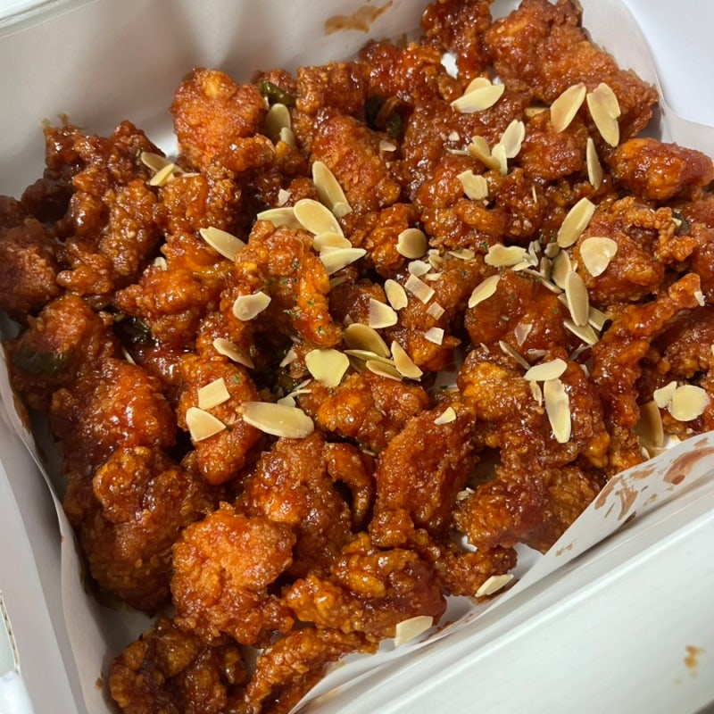 속초 만석닭강정 속초중앙시장 먹거리 간식 추천 방문후기