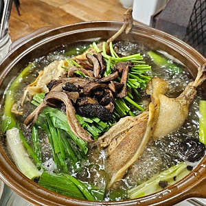 유량동 백숙 태조산 맛집추천 천안 심마니오리백숙