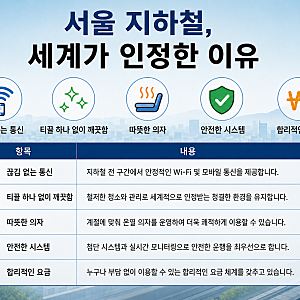 지하철에서 전화가 된다고? CNN이 서울 지하철을 '세계 최고'로 꼽은 진짜 이유
