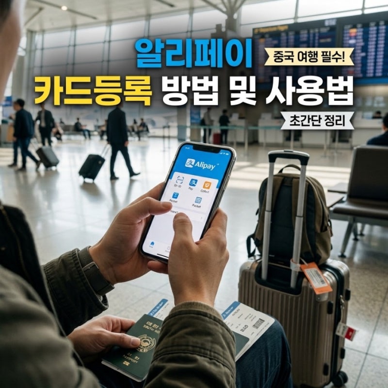 중국 여행 필수! 알리페이 카드등록 방법 및 사용법 총정리 (현지 결제 꿀팁)