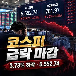 코스피 급락 마감 원인부터 삼성전자·반도체 전망, 환율·매수 타이밍까지 총정리 (+ 지금이 ....