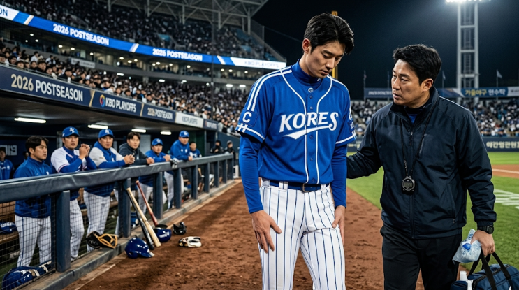 <b>구자욱</b> PO <b>복귀</b> 청신호, 햄스트링 <b>부상</b> 딛고 청백전 안타…삼성 캡틴....