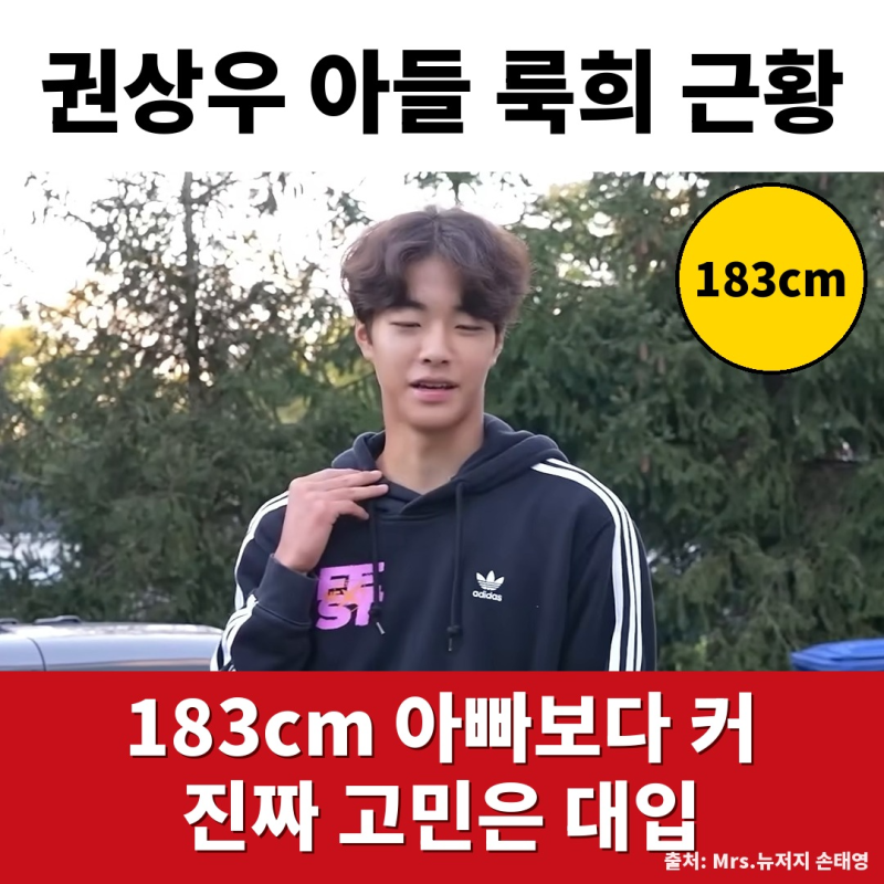 "미국은 하나만 잘하면 대학 못 붙는다" 권상우·손태영 아들 룩희, 183cm 근황
