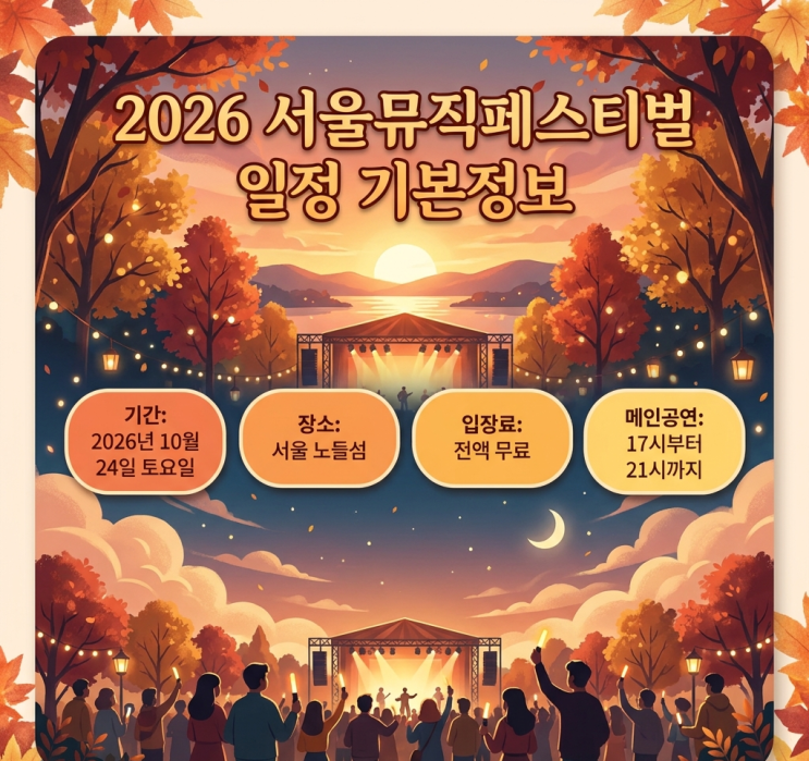 2026 서울뮤직페스티벌 일정·폴킴 <b>김창완밴드</b> 라인업·티켓 매진 현....