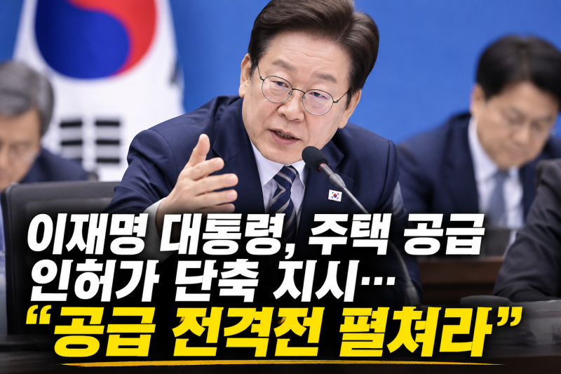주택 공급 속도 높인다…이재명 대통령, 3기 신도시 사업 가속화 주문