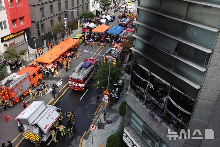 “불과 7분 사이 두 건물에서”…역삼동 화재, 19명 부상·원인 조사