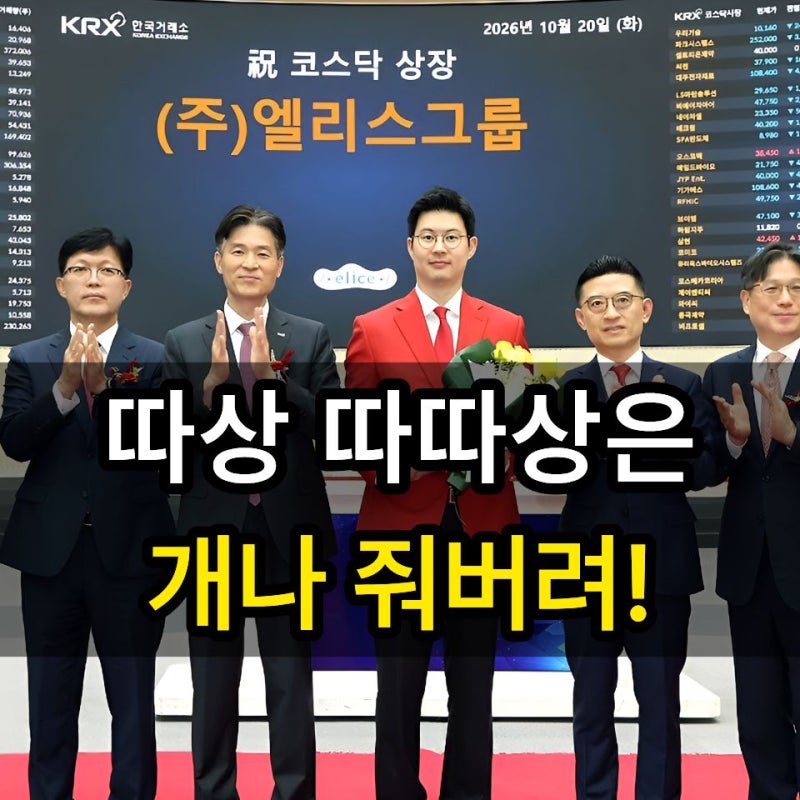 “따상은커녕 -33%라니…” 엘리스그룹 상장, 첫날 무슨 일이 있었나
