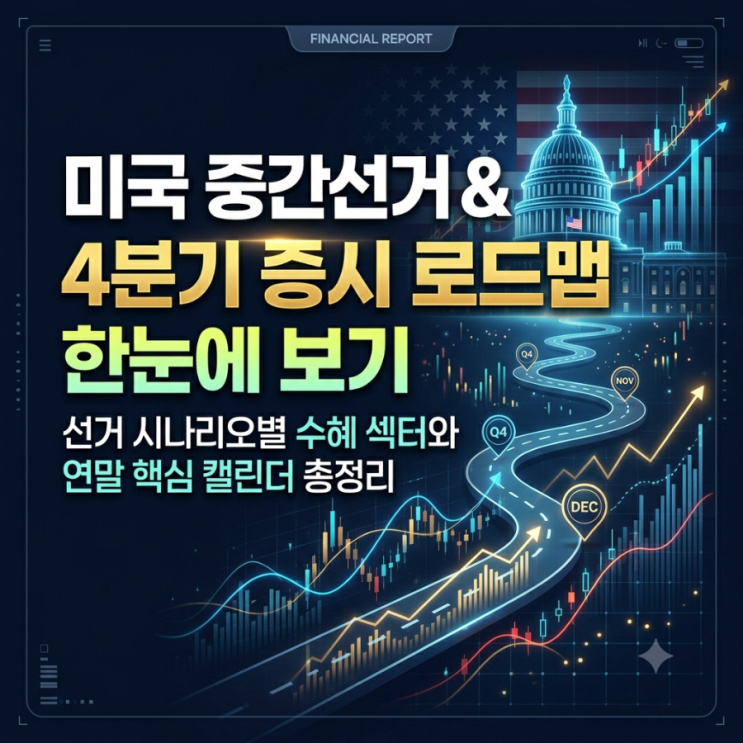 <b>미국 중간선거</b>와 4분기 증시 캘린더 총정리! 내 주식은 어떻게 될까?