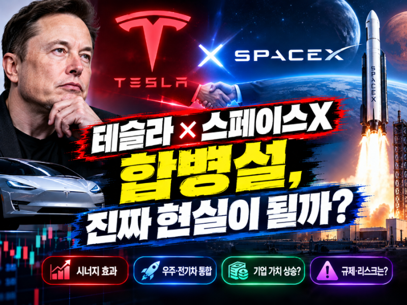 테슬라·스페이스X 합병설, 진짜 현실이 될까?｜AI 반도체와 일론 머스크의 승부수