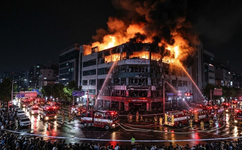 [이슈] 서울 역삼동 상가 화재 사고 발생, 주요 피해 현황 및 원인 조사 중