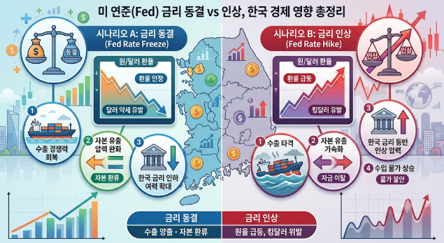 <b>미 연준</b>(Fed) <b>금리 동결</b> vs 인상/ 한국 경제에 미치는 영향 총정리