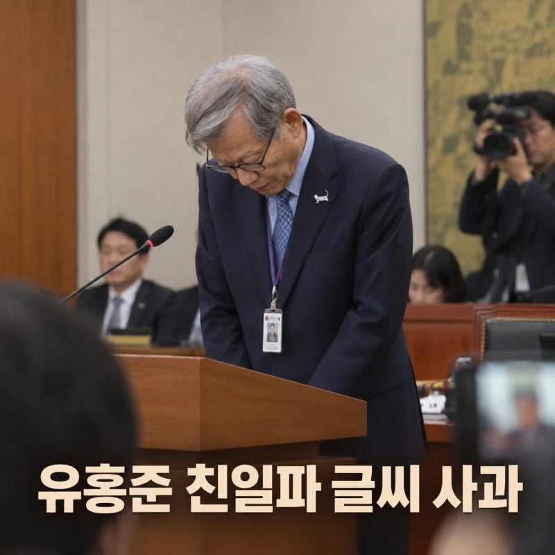 유홍준 친일파 글씨 사과 부끄럽고 뉘우친다 논란 정리