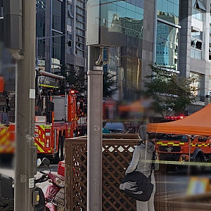 강남구 역삼동 신명빌딩.한양빌딩서 연이어 화재 발생...10여명 부상 "1명 심정지 상태 이송"