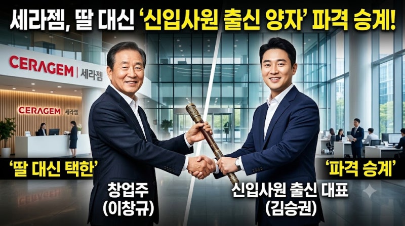 세라젬 창업주, 신입사원 출신 대표를 양자로…딸 대신 택한 ‘파격 승계’