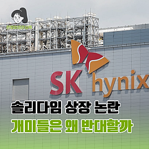 SK하이닉스 솔리다임 상장 논란 쉽게 정리, 개미들이 반대하는 이유는?