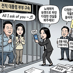 윤석열 전 대통령 부부 '오페라의 유령' 듀엣노래 영상 공개… 김건희 구속 만료 앞두고 측근....