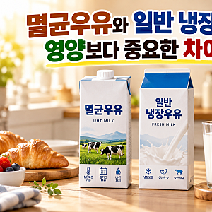 멸균우유와 일반 냉장우유, 영양보다 중요한 차이는?
