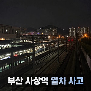 밤 9시 부산 사상역 선로엔 왜 70대 남성이 있었나…무궁화호 충돌 사망