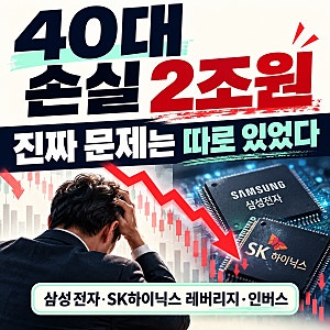 "40대 계좌 16만개서 2조원 손실…" 삼성·하이닉스 믿고 투자했다가 벌어진 일
